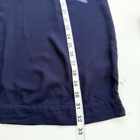 Lilly Pulitzer XS Sarah True Navy Beaded Embellished 3/4 Sleeve Tunic Dress - Picture 12 of 12